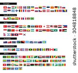 flag of the world. vector... | Shutterstock .eps vector #304818848