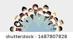 people of different... | Shutterstock .eps vector #1687807828