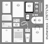 corporate identity template set.... | Shutterstock .eps vector #278771768