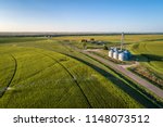 Aerial View Of Corn Field With...