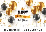 vector happy birthday... | Shutterstock .eps vector #1656658405