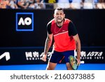 Small photo of MELBOURNE, AUSTRALIA - JANUARY 25: Thanasi Kokkinakis and Nick Kyrgios play against Tim Puetz and Mark Venus on day 9 of the 2022 Australian Open at Melbourne Park on January 25, 2022