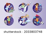 back to school background with... | Shutterstock .eps vector #2033803748