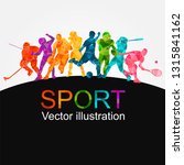 color sport background.... | Shutterstock .eps vector #1315841162
