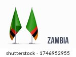 zambia flag state symbol... | Shutterstock .eps vector #1746952955