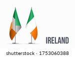ireland flag state symbol... | Shutterstock .eps vector #1753060388