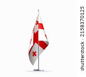 georgia flag state symbol... | Shutterstock . vector #2158370125