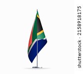 south africa flag state symbol... | Shutterstock .eps vector #2158918175
