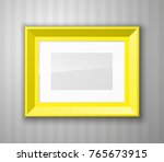 set of color blank picture... | Shutterstock .eps vector #765673915