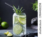 Hard Seltzer Cocktail With Lime ...