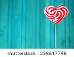 Heart shaped lollipop for...