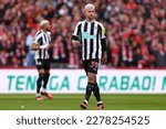 Small photo of Bruno Guimaraes of Newcastle United - Manchester United v Newcastle United, Carabao Cup Final, Wembley Stadium, London, UK - 26th February 2023