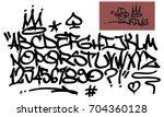 Spray Graffiti Tagging Font And ...