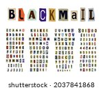 blackmail or ransom anonymous... | Shutterstock .eps vector #2037841868