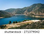 View Of Pyramid Lake  In...