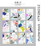 creative calendar 2017.... | Shutterstock .eps vector #479186212
