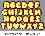 Vector Images, Illustrations and Cliparts: Graffiti font alphabet ...