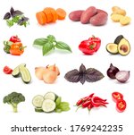 vegetables collection isolated... | Shutterstock . vector #1769242235