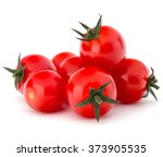 Fresh Cherry Tomato Isolated On ...