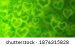background of blurry hearts in... | Shutterstock .eps vector #1876315828