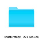 blue bright folder icon in os x ...
