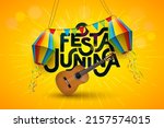 festa junina illustration with... | Shutterstock .eps vector #2157574015