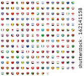 world flag collection | Shutterstock . vector #162141158