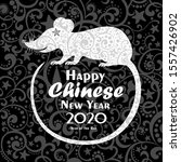 happy new year  2020  chinese... | Shutterstock .eps vector #1557426902