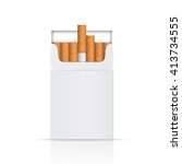 realistic blank of opened pack... | Shutterstock . vector #413734555