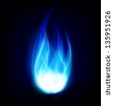 Blue Flames Free Stock Photo - Public Domain Pictures