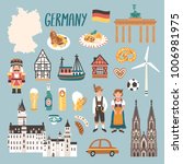 Vector Icon Set Of Germany's...