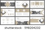 set of infographic elements for ... | Shutterstock .eps vector #598204232