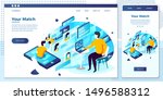 vector cross platform... | Shutterstock .eps vector #1496588312