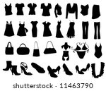fashion clothes vector | Shutterstock .eps vector #11463790