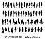 people | Shutterstock .eps vector #122220112
