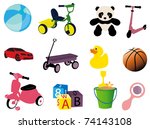 toys | Shutterstock .eps vector #74143108