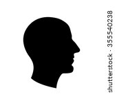 human head icon | Shutterstock .eps vector #355540238