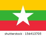 original and simple Union of Myanmar or Burma flag isolated vector in official colors  and Proportion Correctly
The Myanmar or Burma is a member of Asean Economic Community (AEC)