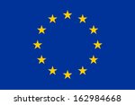 original and simple europe flag ... | Shutterstock .eps vector #162984668