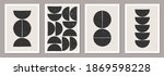 trendy set of abstract creative ... | Shutterstock .eps vector #1869598228