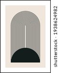 minimal 20s geometric design... | Shutterstock .eps vector #1938624982