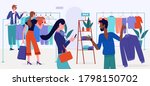 shopping mall sales vector... | Shutterstock .eps vector #1798150702