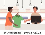 people shopping  client and... | Shutterstock .eps vector #1998573125