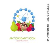 Antioxidant Icon. Health...