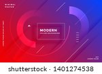 modern vibrant abstract... | Shutterstock .eps vector #1401274538