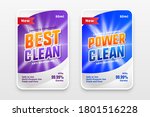 power wash and cleaner label... | Shutterstock .eps vector #1801516228