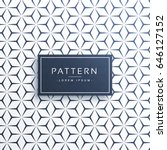 clean minimal geometric pattern ... | Shutterstock .eps vector #646127152