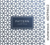 geometric pattern lines vector... | Shutterstock .eps vector #682954612