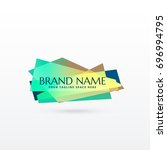 abstract brand logo concept... | Shutterstock .eps vector #696994795
