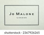 Small photo of Bangkok, Thailand - September 28, 2023: logo of brand Jo Malone, a luxury cologne brand from UK
